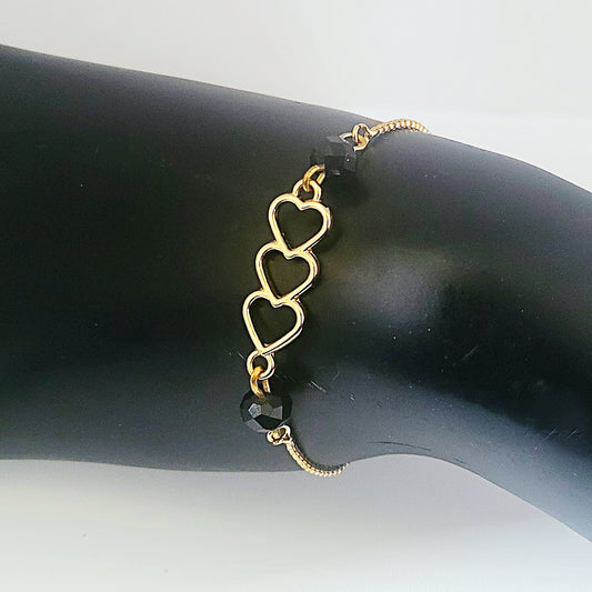Line of Hearts Bracelet